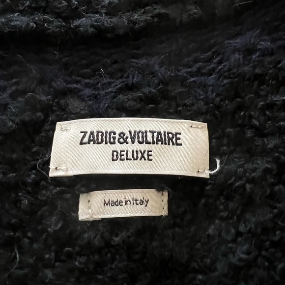 Zadig & Voltaire PIXY FRANGES DELUXE Cardigan Size Small - Picture 6 of 7
